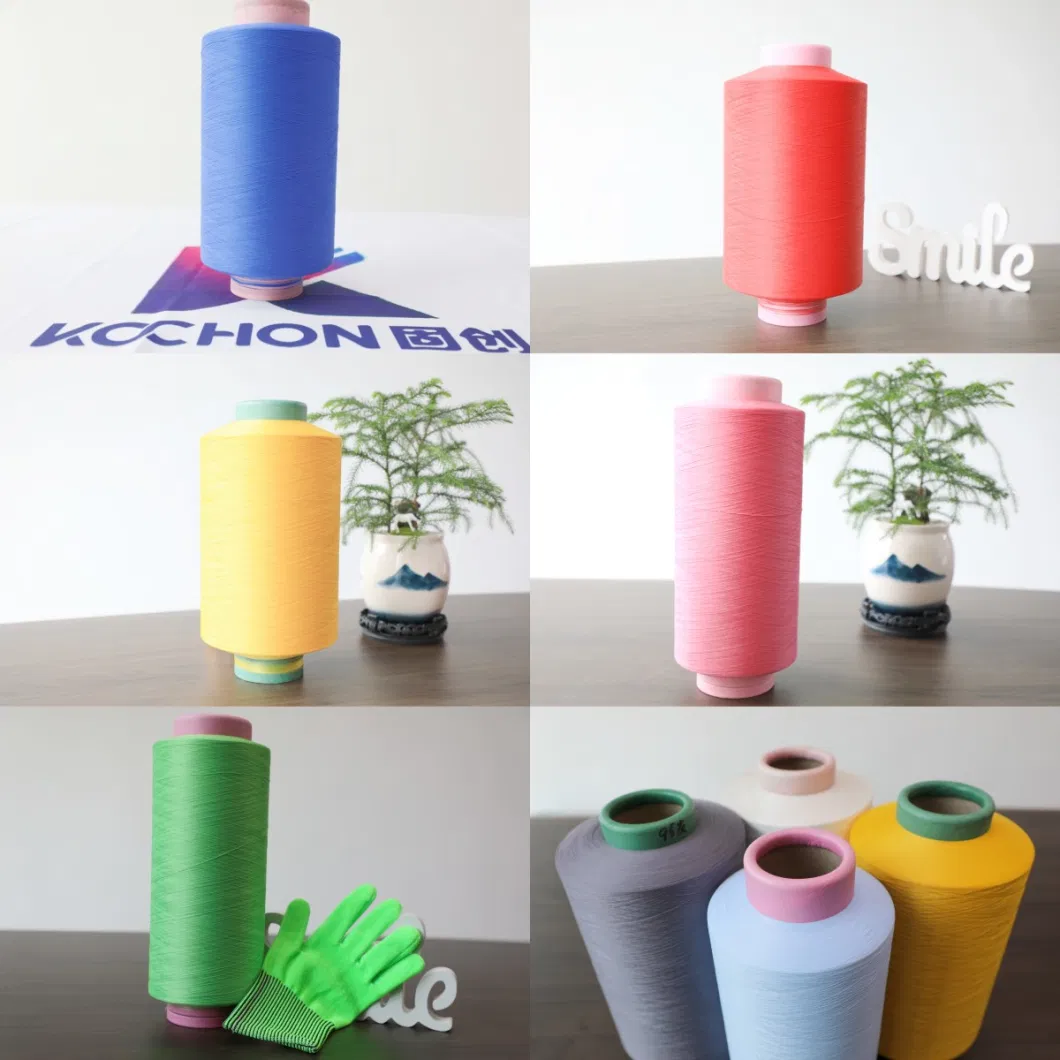 High Elasticity 70d/24f 100% Nylon Dyed Yarn Customized Colors for Socks