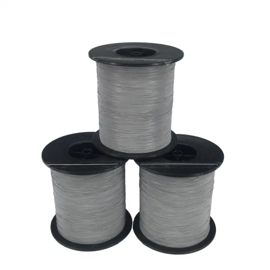 Hi Viz Grey Reflective Embroidery Thread Reflective Knitting Yarn 0.5mm